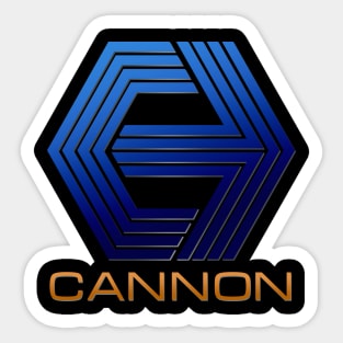 Cannon Films - Classic Retro 80's Film Logo - Action Movies Sticker